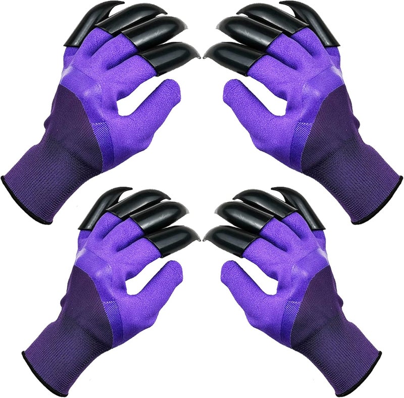 DCCPAA Garden Gloves with Claws,Claw Gardening Gloves for Digging,Planting, Weeding, Seeding-Waterproof for Men and Women - Image 1